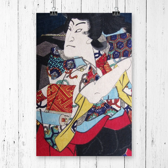 'Japanese Oriental Nakamura' by Utagawa Graphic Art