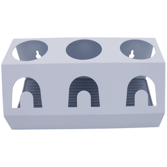 Drainer for Soda Bottles Aluminum Bottle Holder for Soda Bottles with Lid Holder Drain Pad for 3 Bottles,model: white-type 1-for 3 bottles - model: