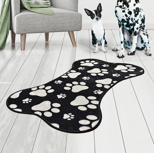 Mannion Shaggy Black Rug