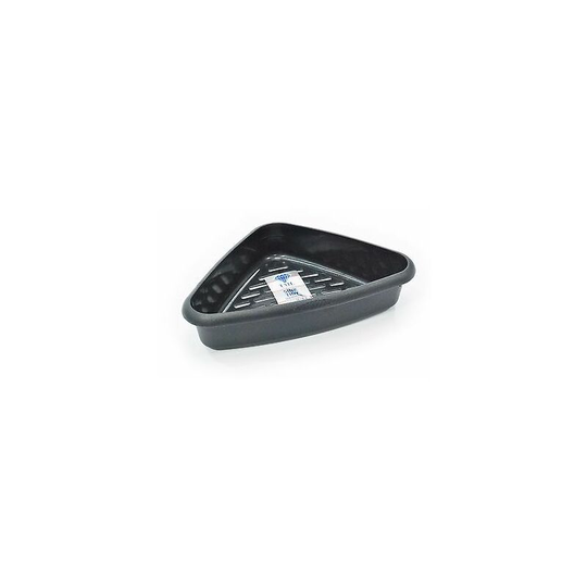 Plastic sink tidy - dish drainer - clean up - kitchen - bath - corner - black!!