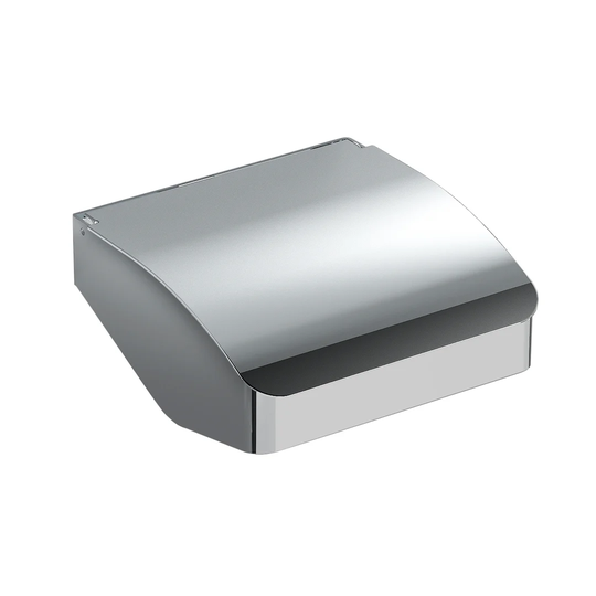 Zac Wall Mounted Toilet Roll Holder with Flap