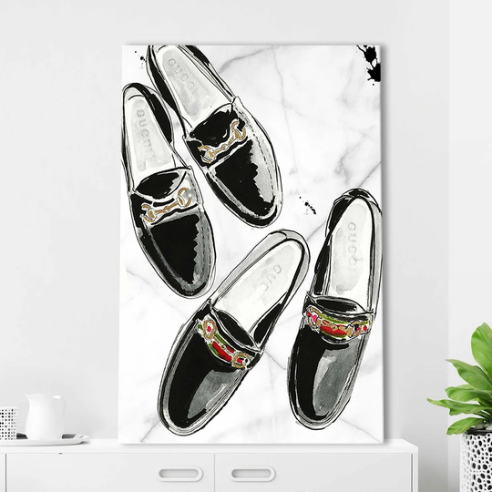 Sole Mates by Jodi - Wrapped Canvas Painting