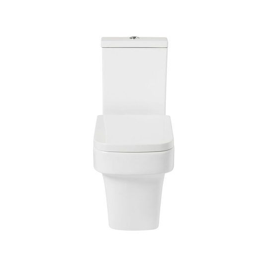 Verona - Avenue Flush-to-Wall Toilet wc Push Button Cistern - Soft Close Seat