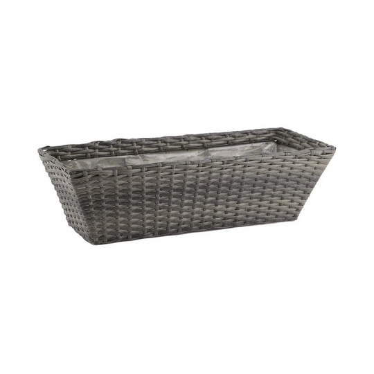 Synthetic Rattan Planter Length 50Cm