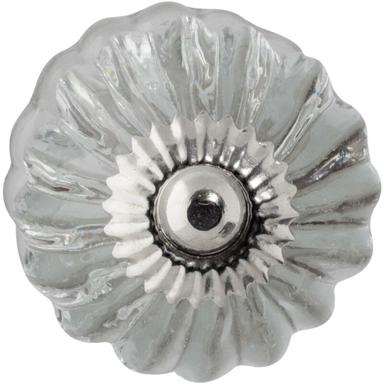 Glass Cabinet Knob - Button - Nicola Spring