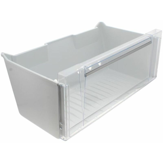 Lower Drawer White/crystal for Hotpoint Fridges and Freezers.