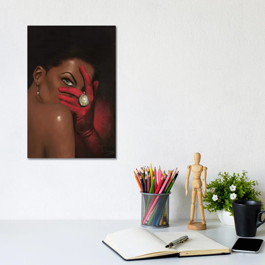 Red Velvet by Laurie Cooper - Wrapped Canvas Print