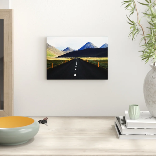 'Landscape Road Iceland' Graphic Art