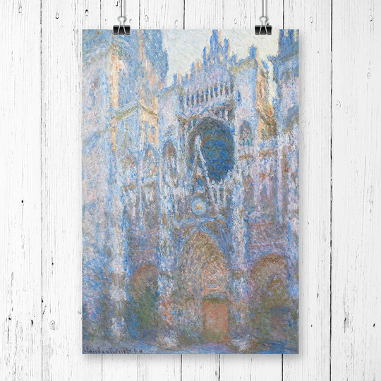 'Rouen Cathedral' by Claude Monet Printing Print