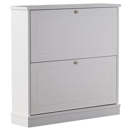 McIntire 10 Pair Flip Down Shoe Storage Cabinet