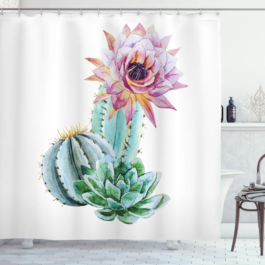 Berzan 13 Piece Polyester Shower Curtain Set
