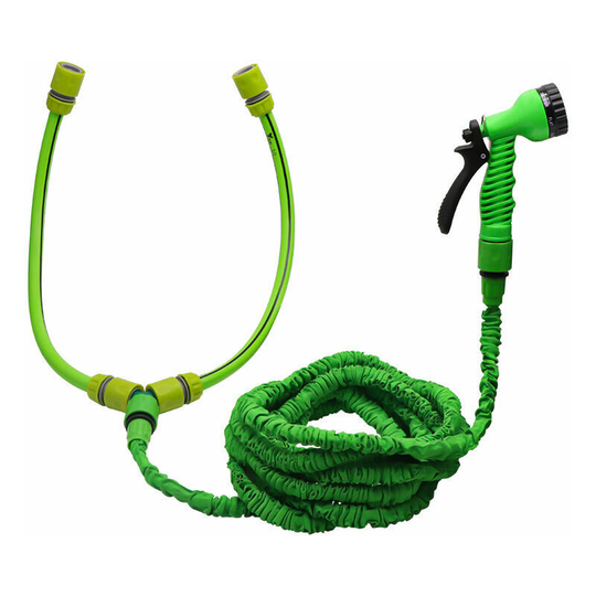 Morejieka - Expandable Garden Hose, Flexible Magic Hose,Outdoor Tap Hose Temperature Mixer for Muddy Dog Shower Car Wash, Vegetable Garden