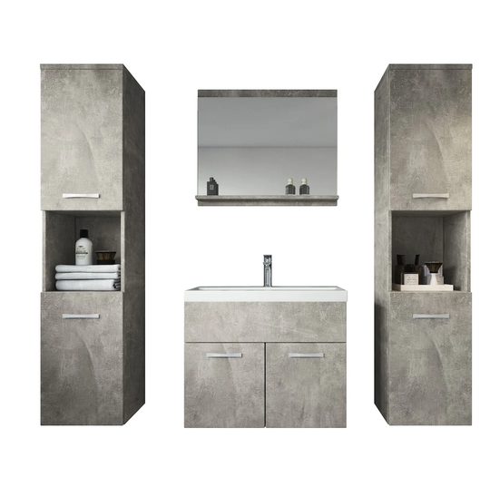 Philomene 600mm Vanity and Mirror Set