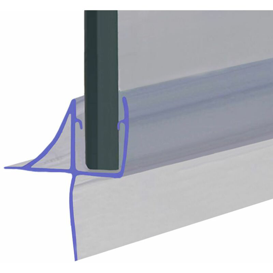 Shower Seal for Screens, Doors or Panels | Fits 8, 9 or 10mm Glass | Seals 20-25mm Gaps | SEAL144 (80cm) - Clear
