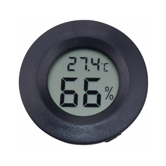 Rlife Black Hygrometer,Hygrometer Black Hygrometer Humidity Humidity Hygrometer Thermometer Cigar Hygrometer Gauge Hygrometer For Humidor Guitar Room