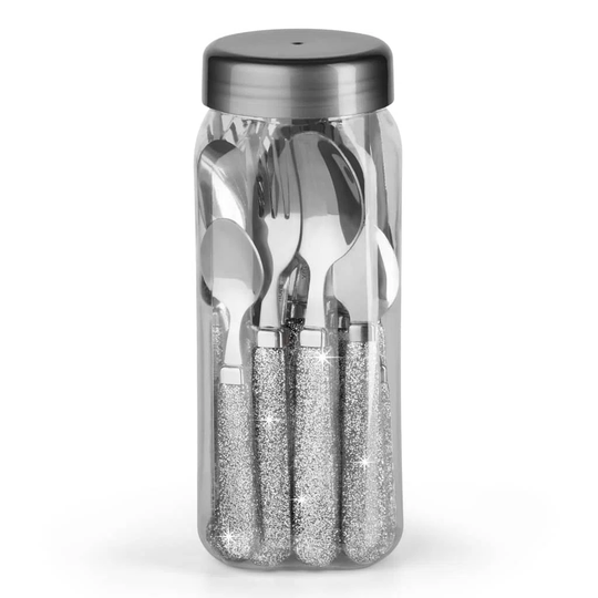Amefa 24-Piece Cutlery Set Mono Glitter Gold