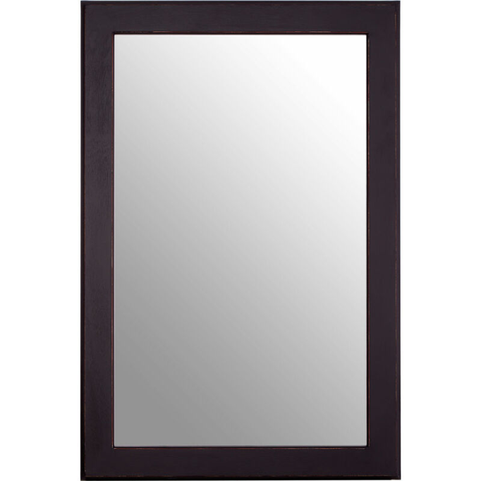 Wall Mirror Bathroom / Bedroom / Hallway Wall Mounted Mirrors Subtle Grain Wall Mirror With Black Finish / Glass Mirrors For Living Room 2 x 90 x 60