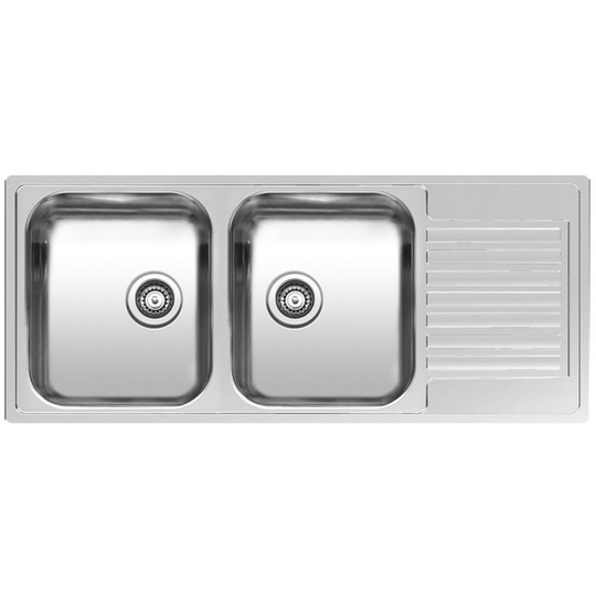 Centurio L30 Stainless Steel Integrated Kitchen Sink - Reginox