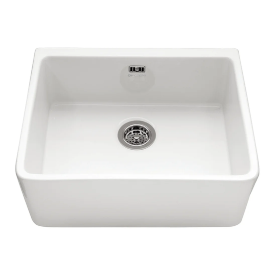 Yorkshire Farmhouse 59.5cm x 47.5cm Single Bowl Farmhouse Kitchen Sink