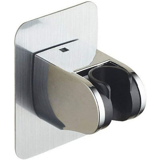 Litzee - Shower holder, self-adhesive wall-mounted shower head holder with adjustable angle, waterproof, durable, wall mounted for hotel bathrooms