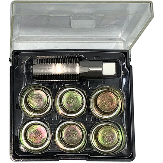 M13 x 1.25mm 7Pcs Oil Pan Thread Repair Set Automotive Oil Drain Tool,model: M13 x 1.25mm