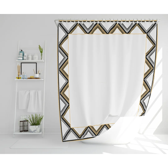 Nels Polyester Shower Curtain Set