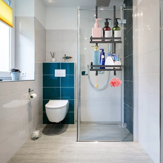 Suction Stainles Steel Shower Shelf
