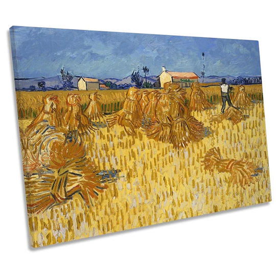Vincent Van Gogh Corn Harvest In Provence CANVAS WALL ART Print