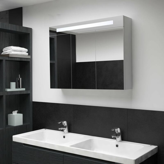 Led Bathroom Mirror Cabinet 88x13x62 cm VDTD25418 - Topdeal