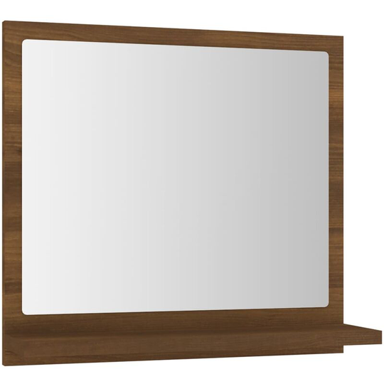 Vidaxl - Bathroom Mirror Brown Oak 40x10.5x37 cm Engineered Wood Brown
