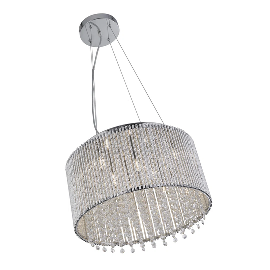 8-Light Crystal Chandelier