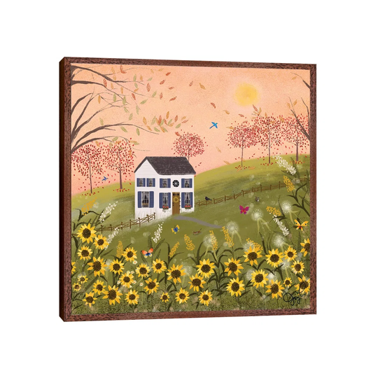 Autumn Pink Sky - Print on Canvas