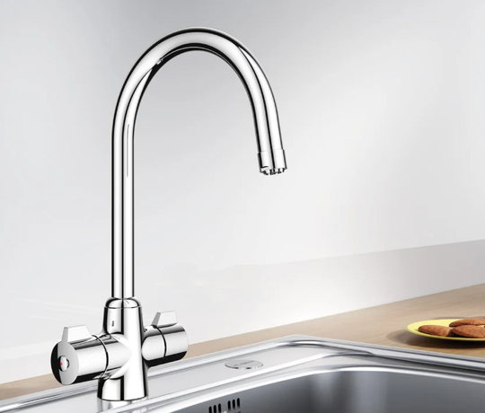 Silk Twin Lever Monobloc Tap