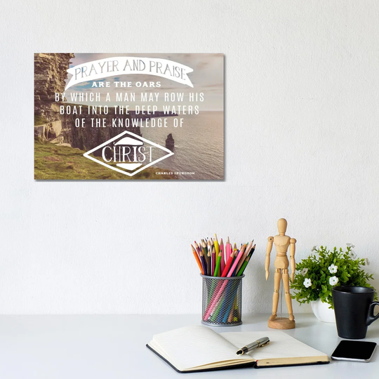 Prayer and Praise Oars by Stede Bonnett - Wrapped Canvas Graphic Art