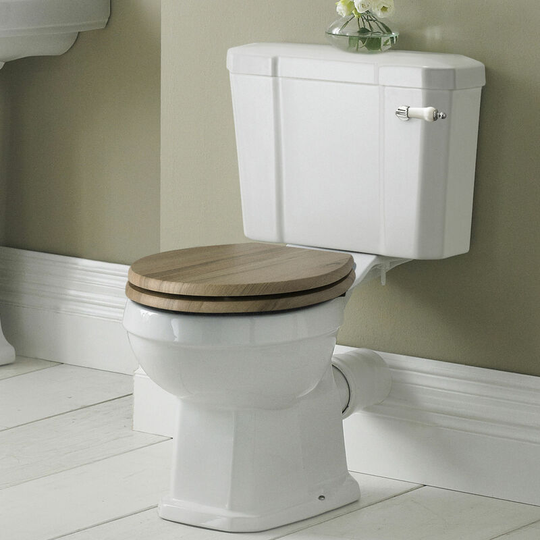 Richmond Close Coupled Toilet with Cistern - Excluding Seat - Hudson Reed