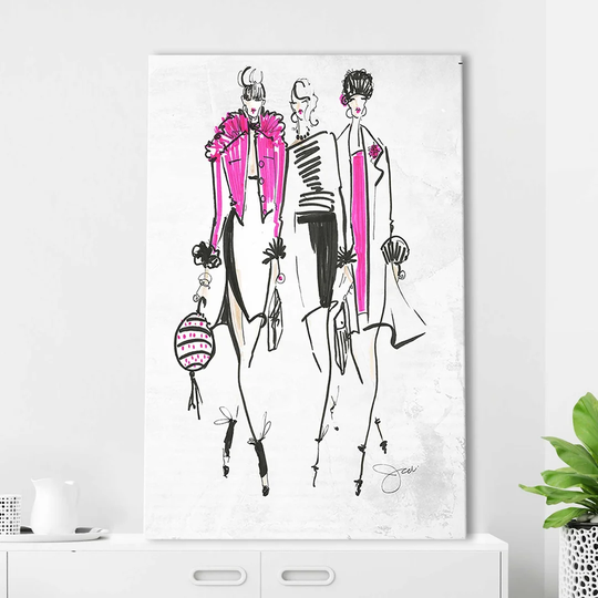 Squad Goals by Jodi - Wrapped Canvas Painting