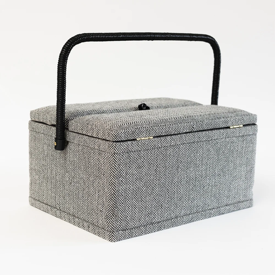 Herringbone Fabric Box