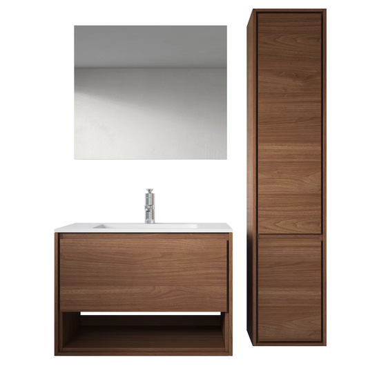 Primeaux 800mm Vanity and Mirror Set