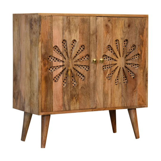 Noank Solid Wood 2 - Door Cabinet