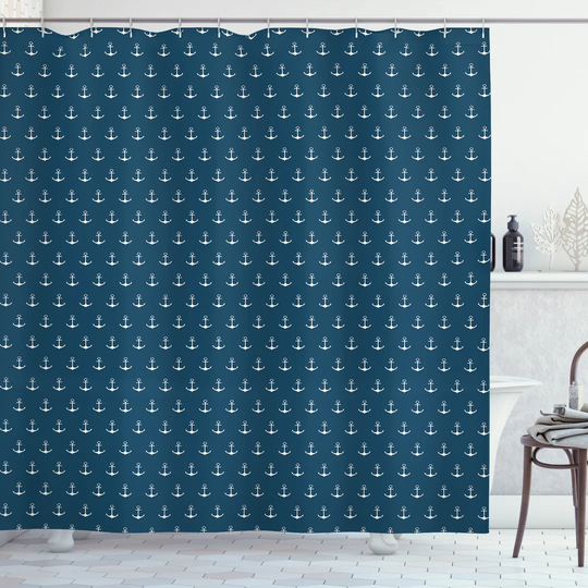 Besnike 13 Piece Polyester Shower Curtain Set