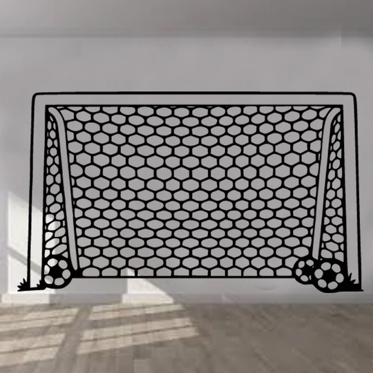 Football Goal Net Wall Sticker