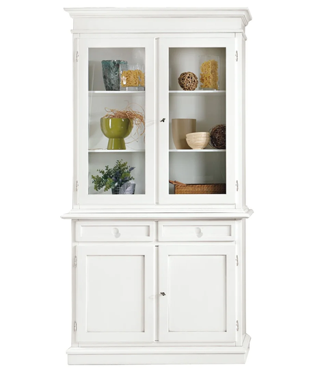 Chartion Solid Poplar Display Cabinet