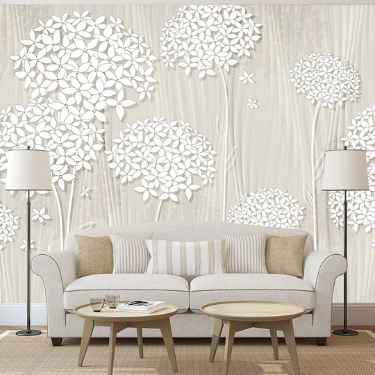 Creamy Dantiness 2.45m x 350cm Wallpaper