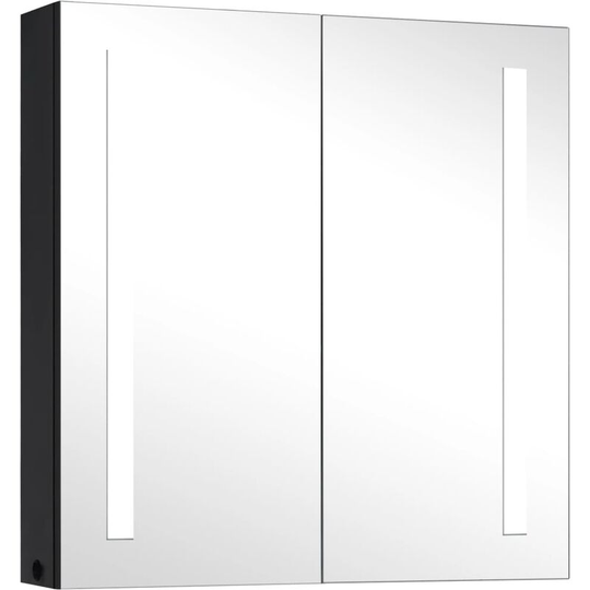 Vidaxl - led Bathroom Mirror Cabinet 62x14x60 cm Anthracite