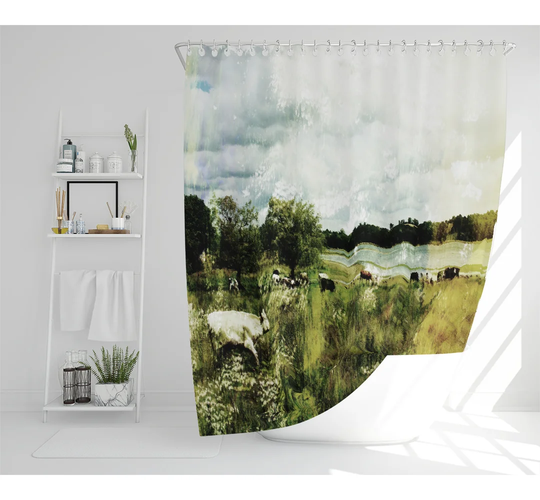 Dutcher Polyester Shower Curtain Set