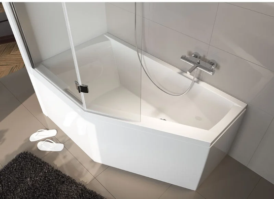 RIHO Acrylic Corner Bathtub Right GETA 160X90 Cm