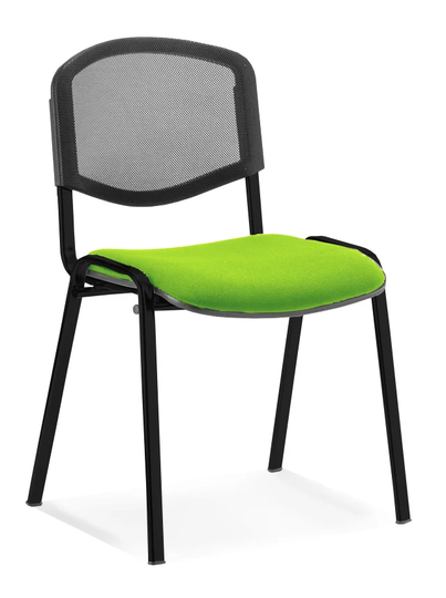 Mesh Back Armless Stacking Chair