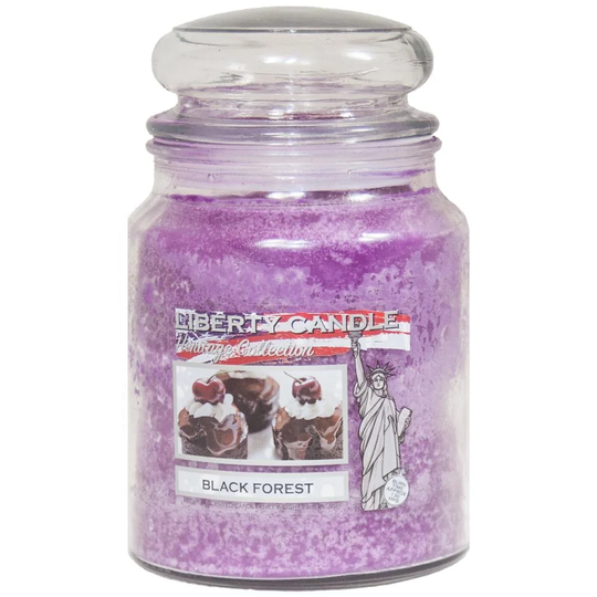 Bubble Lid Glass Forest Scented Jar Candle