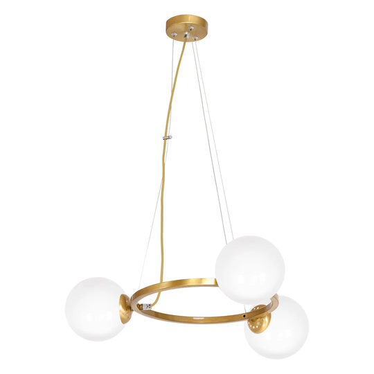 Lilburn 3-Light Globe Wagon Wheel Pendant