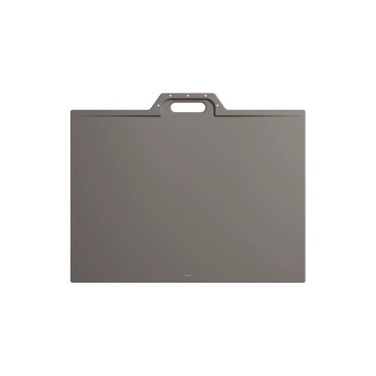 1400 x 1000 mm Steel Enamel Shower Tray - Grey